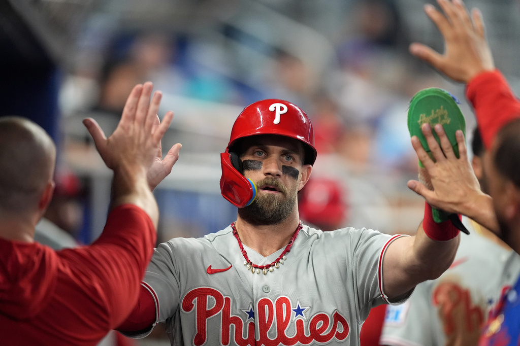 MLB》Harper重披外野手套　費城人交易後全面調整守備配置