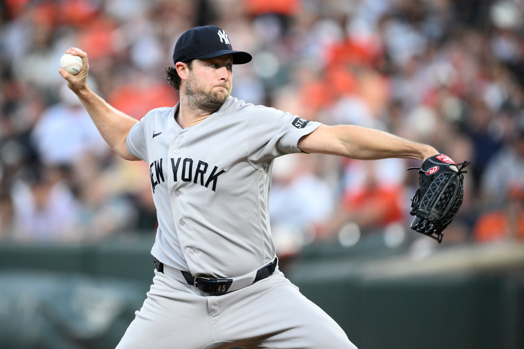 MLB》柯爾找回王牌身手！6局飆8K助洋基橫掃金鶯　超越「火箭人」寫隊史紀錄