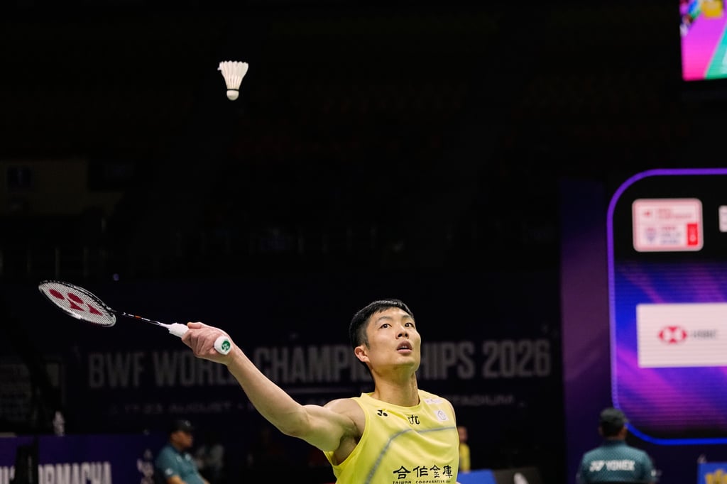 周天成今晚戰勝日本名將奈良岡功大，將一舉登上世界球王寶座，成為台灣第1位羽球球王。（達志影像）