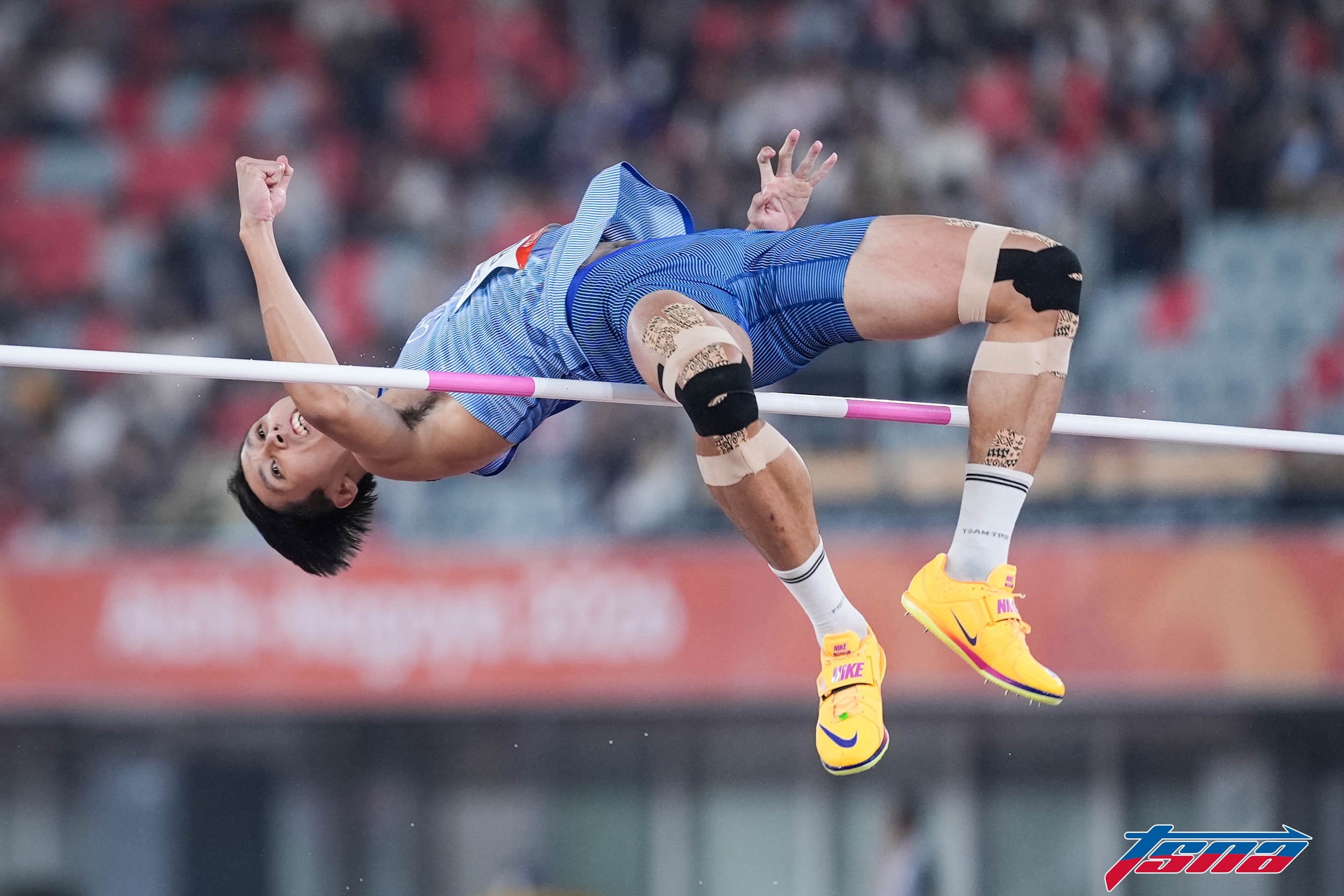 亞運直擊》60年田徑男子選手首金！跳高好手傅兆玄搶下台灣第3金